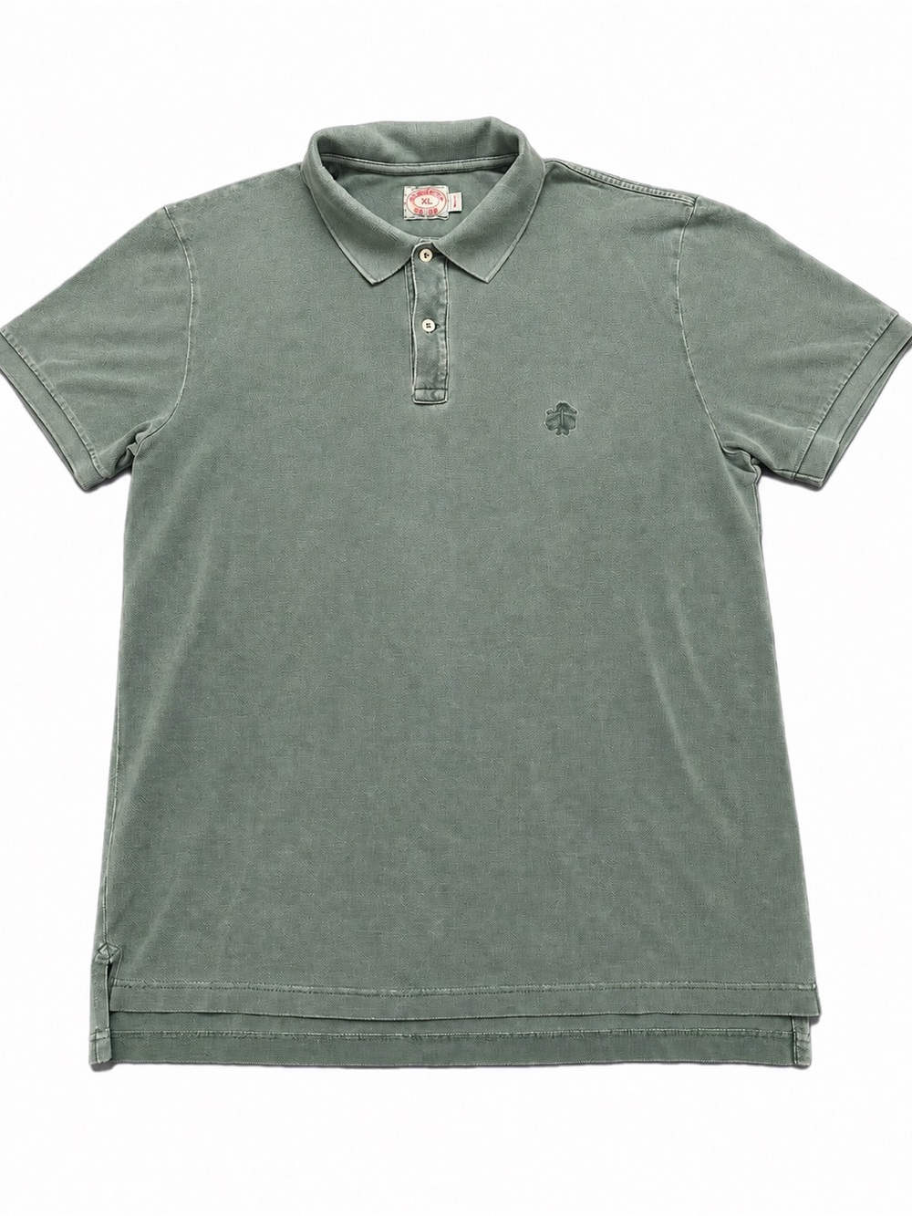 Brooks Brothers 1818 Polo Shirt Mens XL Green Golden Fleece Faded Preppy